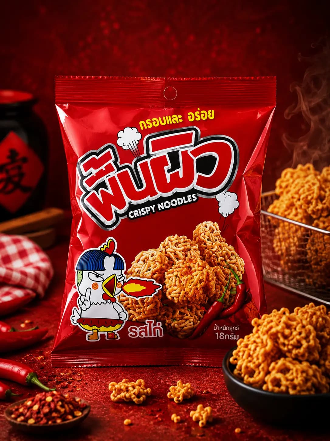 Noshers Crispy Noodles Hot
