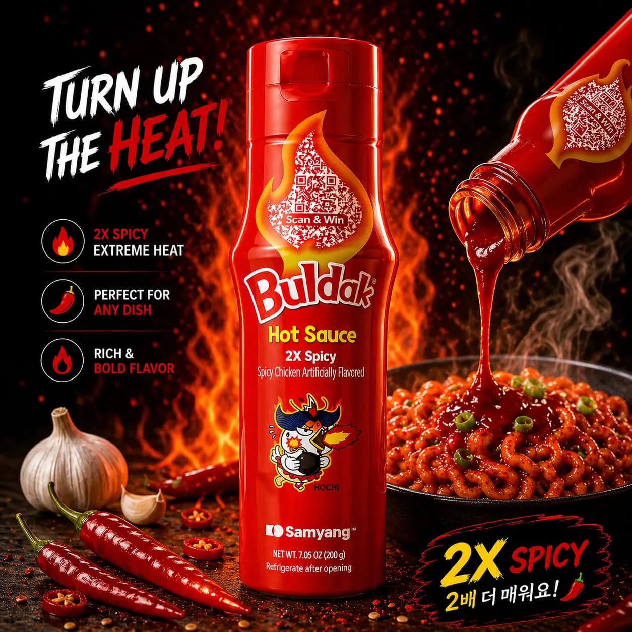 بولداك (Spicy sauce X2)